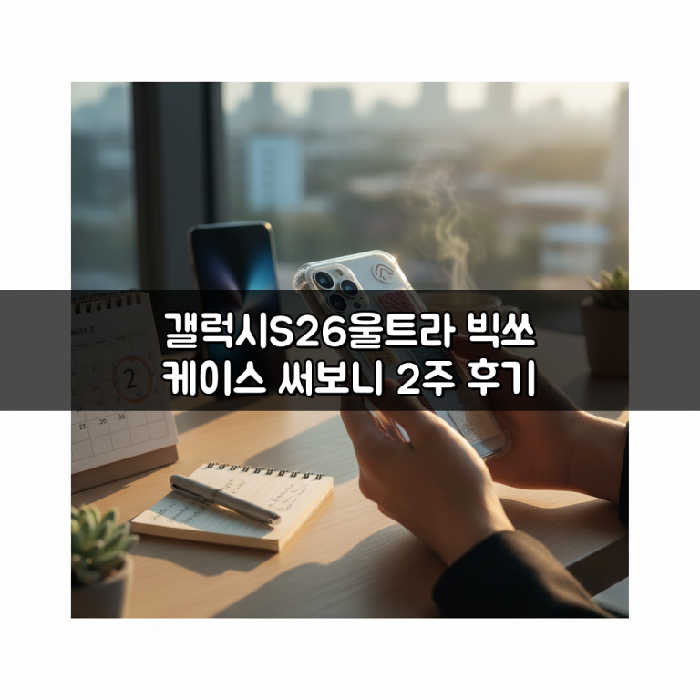 갤럭시S26울트라 빅쏘 케이스 써보니 2주 후기