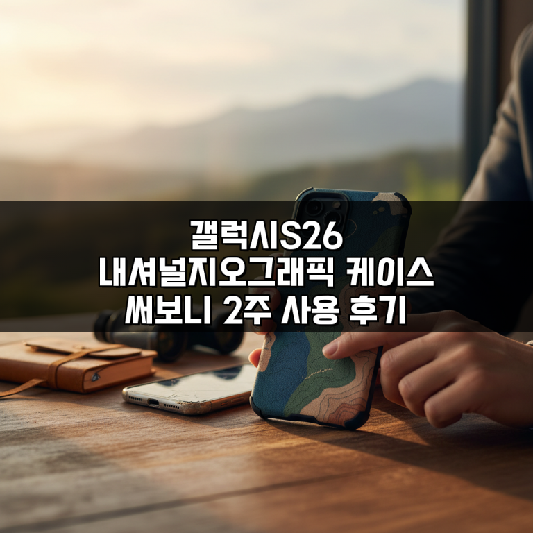 갤럭시S26 내셔널지오그래픽 케이스 써보니 2주 사용 후기
