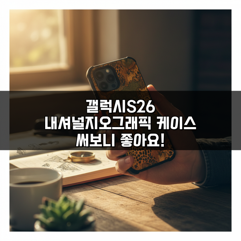 갤럭시S26 내셔널지오그래픽 케이스 써보니 좋아요!