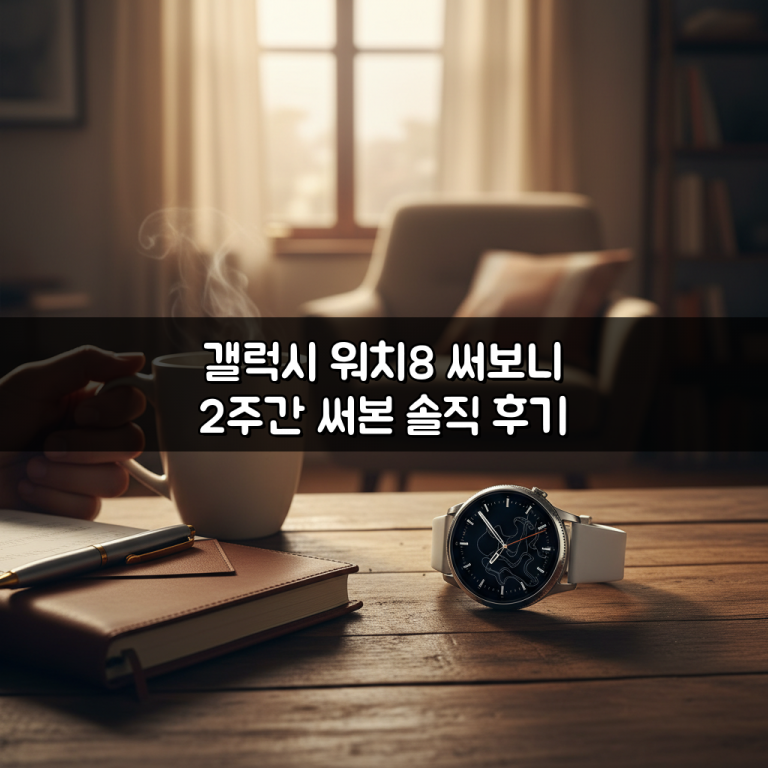 갤럭시 워치8 써보니 2주간 써본 솔직 후기