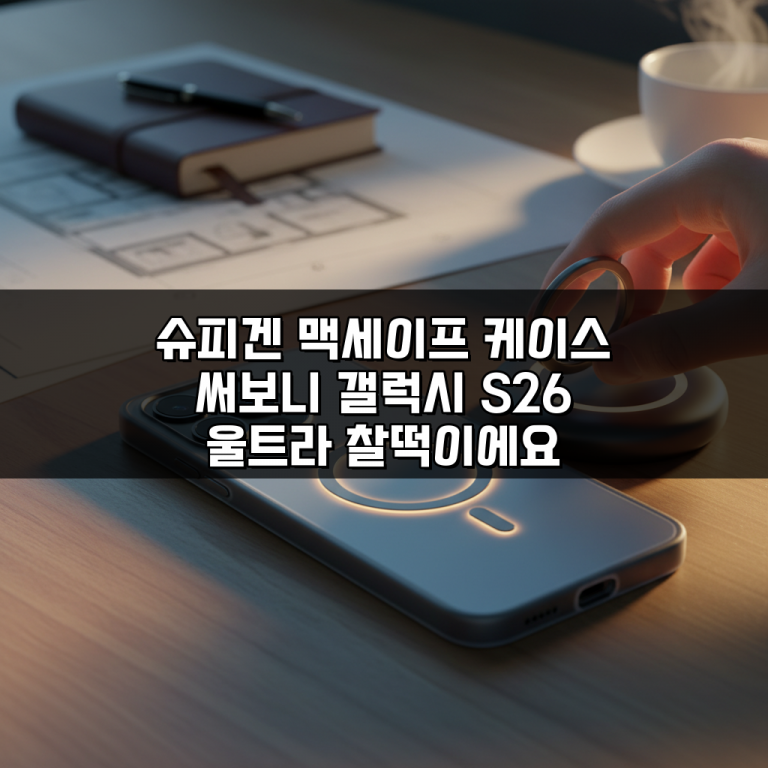 슈피겐 맥세이프 케이스 써보니 갤럭시 S26 울트라 찰떡이에요