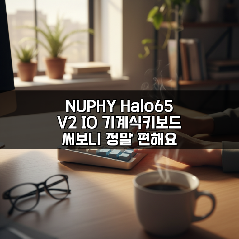 NUPHY Halo65 V2 IO 기계식키보드 써보니 정말 편해요
