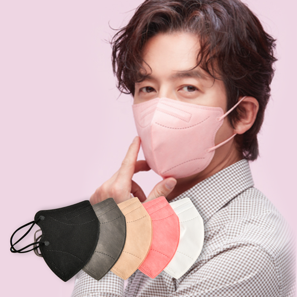 케이바이오 정준호 KF94 새부리형 마스크 숨편한 마스크 L(대형), 그레이, 100개 상세 이미지 1