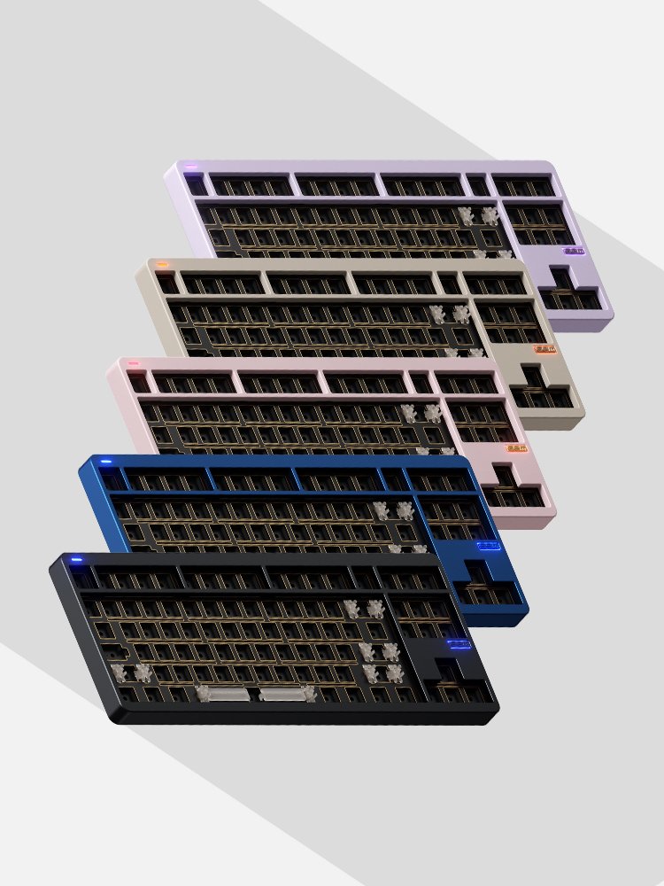 NUPHY GEM80 베어본 기계식 키보드 커스텀 키보드 DIY키트 유선 무선 알루미늄 상세 이미지 1