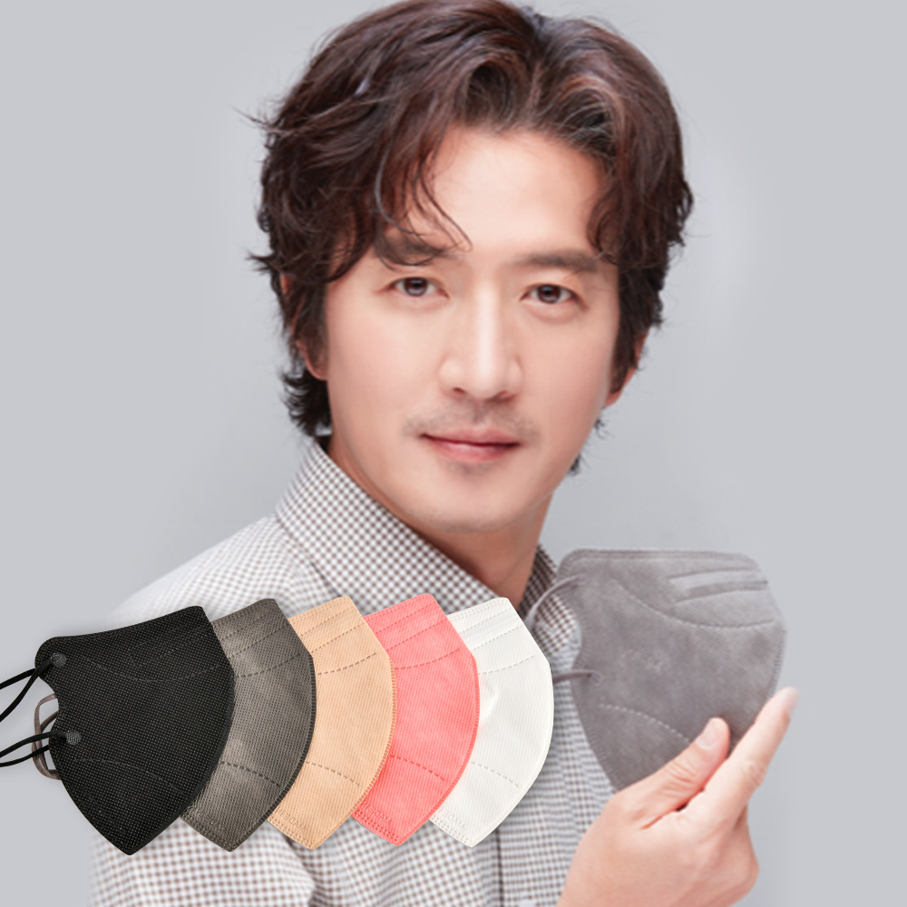 케이바이오 정준호 KF94 새부리형 마스크 숨편한 마스크 L(대형), 그레이, 100개 상세 이미지 1